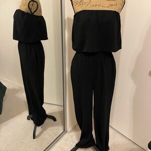 Eesome Elegant Black Strapless Jumpsuit